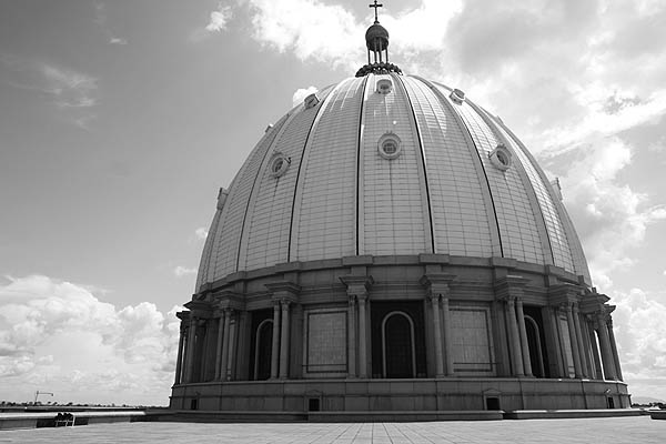 One of the smaller domes of Notre-Dame de la Paix Basilica, Yamoussoukro, Côte d'Ivoire